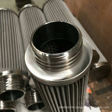 stainless steel hydraulic oil filter element